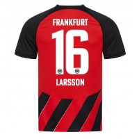 Eintracht Frankfurt Hugo Larsson #16 Hjemmedrakt 2023-24 Kortermet